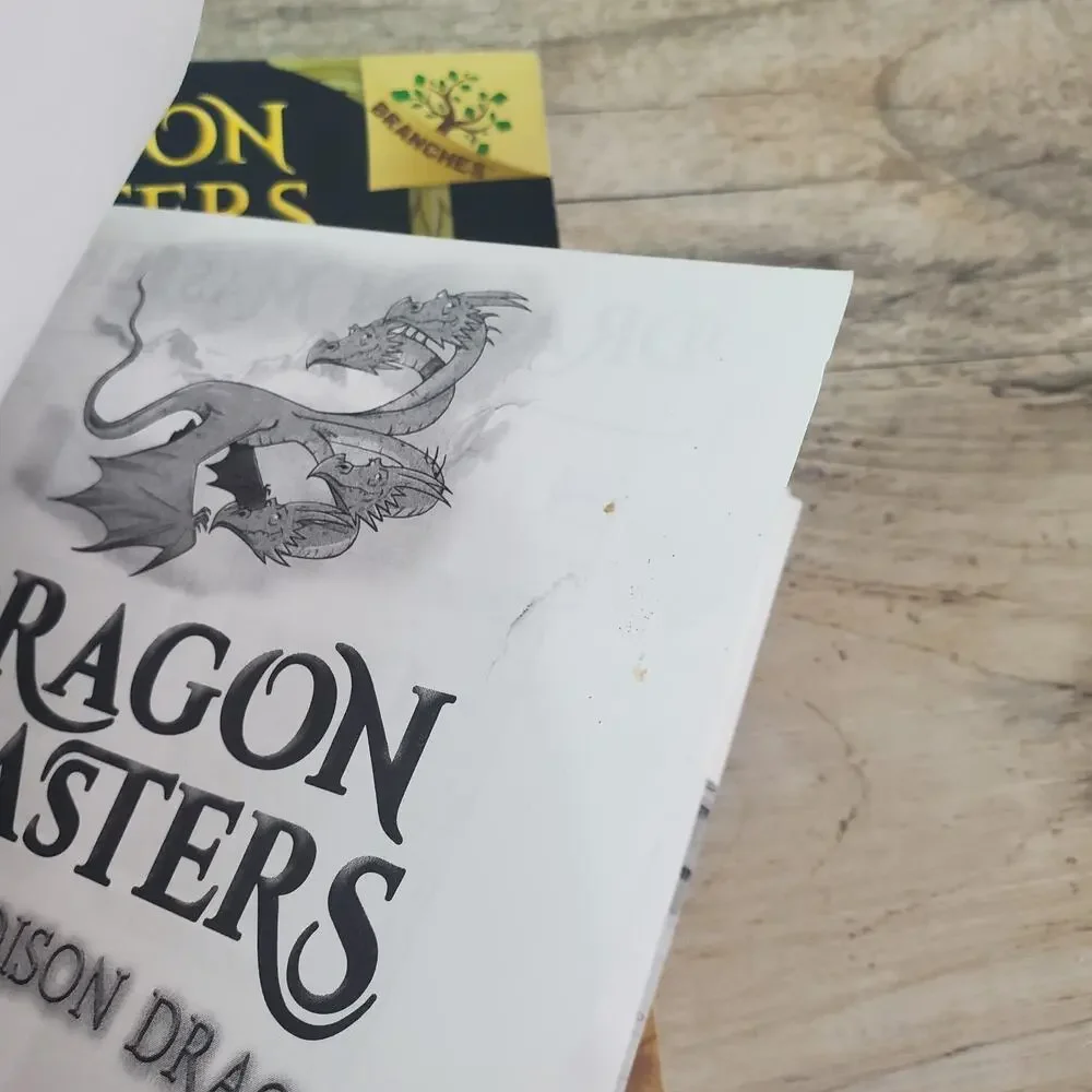 Lot of 4 Dragon Masters Books 1, 3, 5, 12 Tracy West Scholastic Paperback Chapte